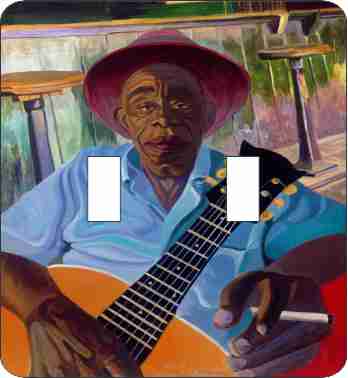 Mississippi John Hurt Double Switch Plate Cover