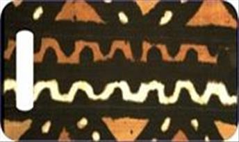 Mudcloth African American Luggage Tag