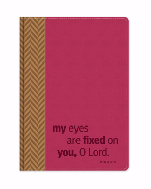 My Eyes Scripture Faux Leather Journal