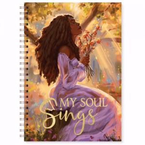 My Soul Sings African American Woman Spiral Journal