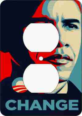 Obama Change Outlet Cover