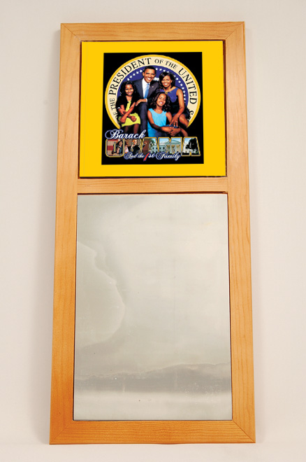 Obama First Family African American Wall Mirror