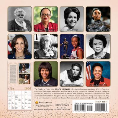 Phenomenal African American Women 2026 Calendar #2