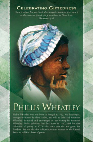 Phillis Wheatley Celebrating Giftedness Black History Bulletin