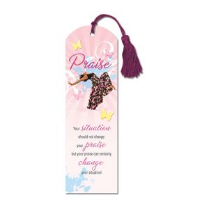 Total Praise Black Art Bookmark