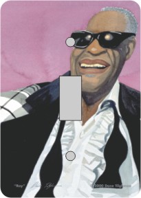 Ray Charles African American Switch Plate Cover 