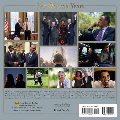 The Obama Years 2023 Wall Calendar #2