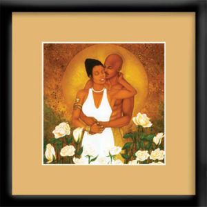 Rose Garden Dexter Griffin African American Framed Art