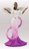 Sash in Purple Graceful Angels African American Figurine