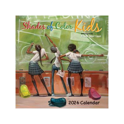Shades Of Color Kids 2026 Black Art Wall Calendar