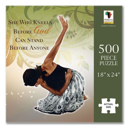 She Who Kneels African American Jigsaw Puzzle
