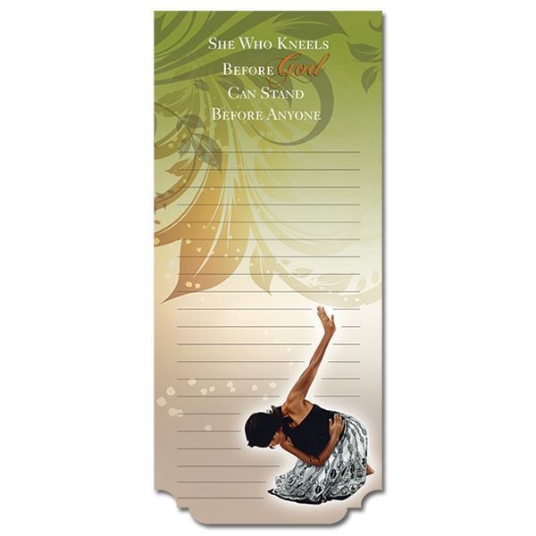 She Who Kneels African American Magnetic Notepad