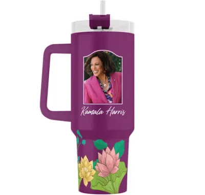 Kamala Harris Afrocentric Tumbler