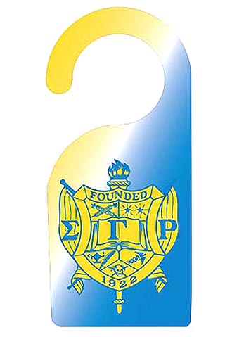 Sigma Gamma Rho Door Hanger