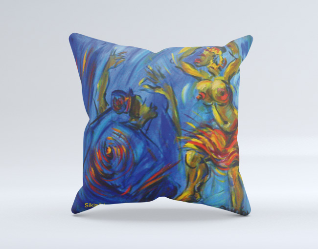 Sikiski Throw Pillow