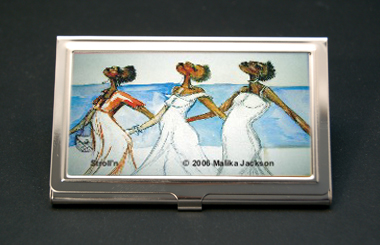 Strolln African American Business Card Credit Card Case