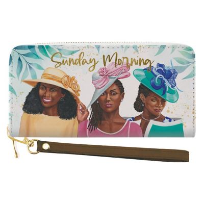 Sunday Morning Afrocentric Clutch Wallet