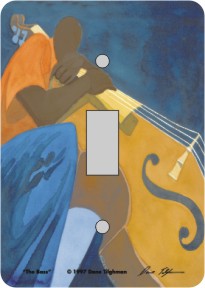 The Bass African American Switch Plate Cover 