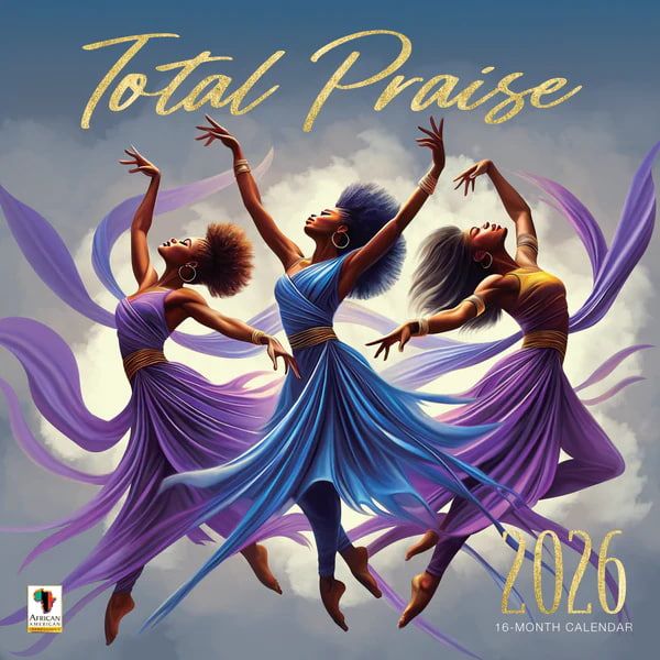 Total Praise 2026 Black Art Calendar