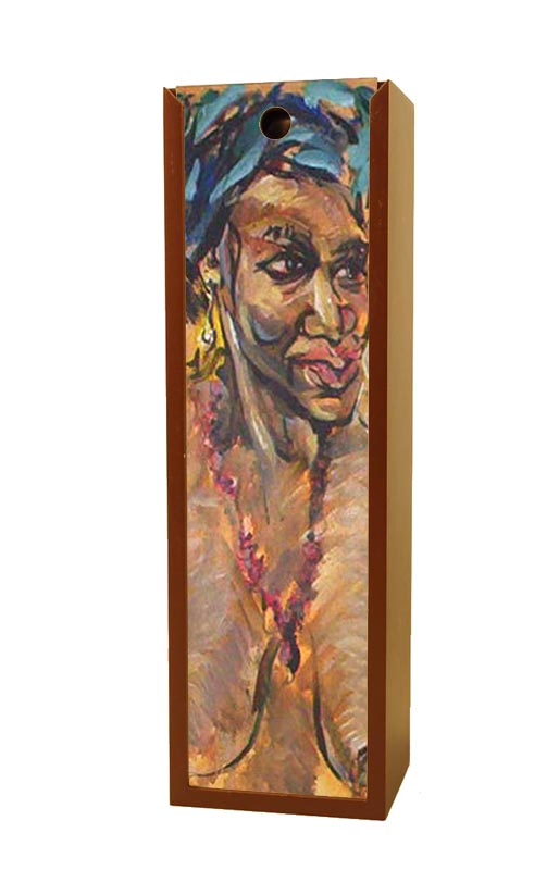 Head Wrap African American Wine Box