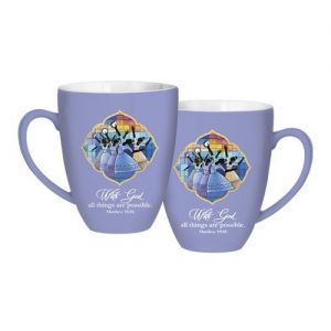 With God Lavender African American Mug