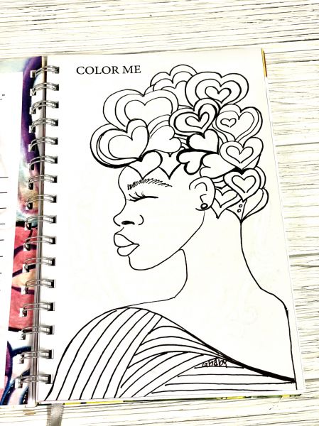 Wonderful Wise and Worthy Black Art  2024 Inspirational Weekly Planner #2