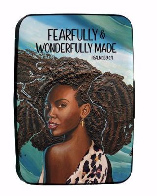 Wonderfully Made Black Art Card Holder