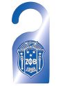 Zeta Phi Beta Door Hanger